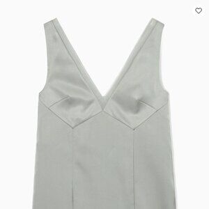 NWT Paneled Mini Satin Slip Dress